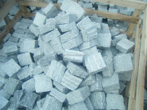 Đá Lát Cobble Hình Khối Trung Quốc Làm Giá Rẻ Ánh Sáng Màu Xám Đá Lát Đá Hoa Cương Nhỏ Đá Cuội Cho Ngoài Trời Lát Đường Lái Xe - Product Image 5