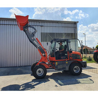 Chargeur frontal compact Everun ER412 1200 kg avec fourche, pelle agricole, mini-chargeur sur roues à vendre