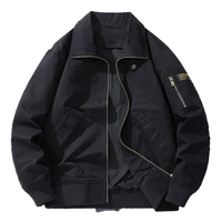 Fabricant Casual Man Cropped Zip up Windbreakers Vestes pour hommes Blouson aviateur pour hommes
