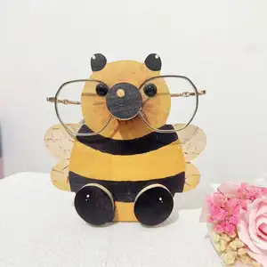 Unique Design Animal Glasses Holder Wooden Sunglass Display Shelf Wooden Decoration For Home