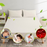 Sábana Ajustable con Logotipo Personalizado, Protección Contra la Radiación, Antiestática, 400 Hilos, Algodón Orgánico, Fibra de Plata, para el Hogar y Maternidad