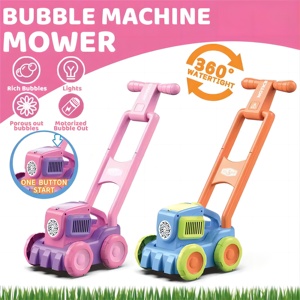 Garden Outdoor Pretend Play Machine Bubble <strong>Lawn</strong> <strong>Mower</strong> Automatic Car Bubble <strong>Toy</strong> for Children - Product Image 5