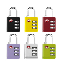 SKY GOOD TSA520 Zinc Alloy Customs Padlock Mechanical Password Lock for Travel Suitcase Backpack and School Locker