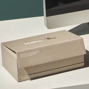 Mailer Box Premium Custom Logo Color Printed Corrugated Paper Box with Sealing Tape and Tear Strip - Product Image 2