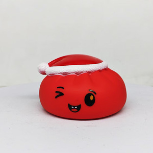 Juguete Antiestrés Divertido con Sonido y Color, para Adolescentes y Adultos, Juguete de Vinilo de Simulación con Gorro Navideño, Venta al Por Mayor - Product Image 6