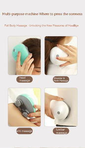 Produttori all'ingrosso di design di moda anti-perdita di capelli testa massaggiatore portatile mini automatico impastare vibrazione del cuoio capelluto massaggiatore - Product Image 3