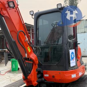 اليابان 5.5Ton أصلي مستعمل سلسلة Kubot U55 مع مضخة تروس ومحمل ساعات عمل منخفضة مستعملة - Product Image 4