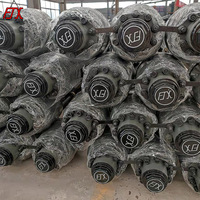 Essieu de semi-remorque à poutre carrée Liangshan Juxin, capacité de charge de 11 tonnes, direction mécanique, usage intensif