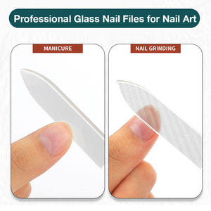 Lima de Uñas de Vidrio Impresa a Color, Herramienta de Manicura Ergonómica de Doble Cara con Logotipo Personalizado - Product Image 4