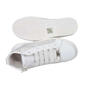 Zapatillas Deportivas para Niña Ferre' Blancas Talla 38 Estilo Baloncesto de Caña Alta - Product Image 6