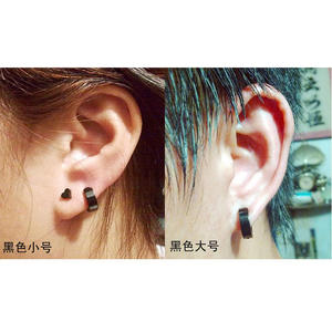 Pendientes geométricos de aleación de zinc para hombre, no requiere perforación, clips simples para las orejas, joyería de moda de estilo retro - Product Image 4