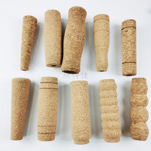 Xinbojia - Juego de 14 mangos de corcho para utensilios de cocina, resistentes al horno, aislantes del calor, varios estilos - Product Image 5