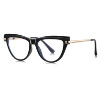 Modèle LS246 Monture Optique Femmes Oeil de Chat Logo Personnalisé TR90 Monture de Lunettes Monture Stock Prêt pour Myopie Optik Spectacle Kacamata