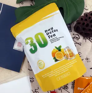 Infusión de té con sabor a limón y jengibre, extracto de fruta fresca de grado superior, té de desintoxicación, té de hierbas instantáneo, 100% Natural