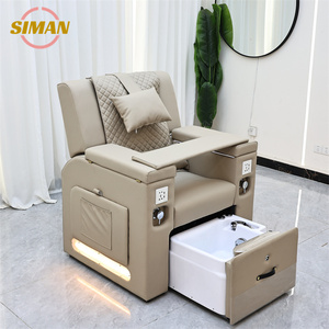 Sillón de Pedicura para Salón de Belleza Siman, con Bañera de <span class=keywords><strong>Hidromasaje</strong></span> Profesional, Respaldo Ajustable, para Salón de Belleza - Product Image 1