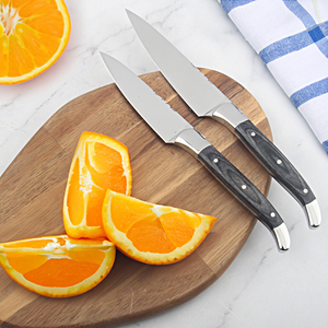Professionnel 7 pièces <span class=keywords><strong>Laguiole</strong></span> Santoku ensemble de couteaux en acier inoxydable Pakka manche en bois couteaux de <span class=keywords><strong>cuisine</strong></span> - Product Image 5