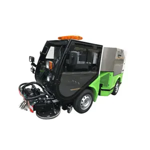 Industrial Driving Four Wheel Steering Road Sweeper Cleaning Machine Floor Road Sweepers