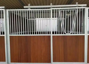 Rumah kuda kayu bambu kustom model Super panas penggunaan dalam ruangan tampilan bagus dan indah kios stabil terpal - Product Image 4