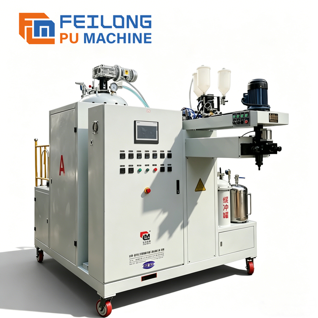 2-Component PU Elastomer Casting Machine (oil-heated) Used in the Production of Polyurethane Products - Wheels