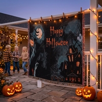 Cadeau d'Halloween - Tapis et couvertures en tapisserie jacquard tissée
