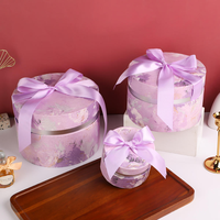 Nouvelle boîte cadeau de mariage pour demoiselles d'honneur, écologique, style chinois, avec protection UV, haut de gamme, petite, en papier artistique, avec emballage en EVA laminé