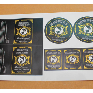 ODM/OEM-etiqueta adhesiva de papel de plata, pegatina de poliéster, autoadhesiva, vinilo, promoción - Product Image 1