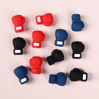 Breloques personnalisables en silicone pour stylos, DIY, gants de boxe 3D, fournitures de fabrication de bijoux pour bracelets et colliers pour femmes