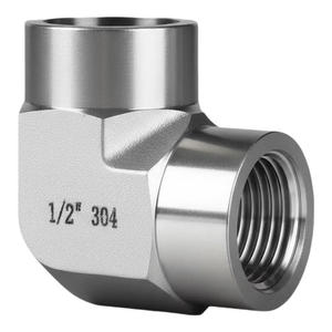Coude à filetage interne en acier inoxydable 1/2 pouce 304 forgé à 90 degrés, connecteur à angle droit - Product Image 3