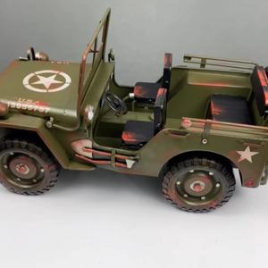 Nouveau modèle <span class=keywords><strong>miniature</strong></span> de <span class=keywords><strong>Jeep</strong></span> Willis en métal moulé sous pression, modèle réduit de voiture, modèle <span class=keywords><strong>miniature</strong></span> de voiture, jouet, 1:18, voitures en métal - Product Image 4