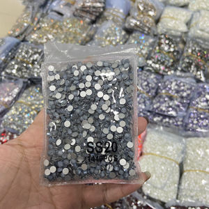 WHATSTONE SS6-SS30 <span class=keywords><strong>couleur</strong></span> Siam dos plat vente en gros Non correctif cristal moka verre strass pour robe de mariée - Product Image 2