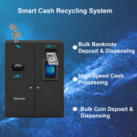 Machine de Recyclage de Billets de Banque Robuste à Haute Capacité, Validateur de Monnaie de Comptoir pour Centres Commerciaux et Supermarchés