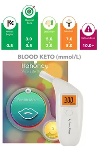 Medidor de teste de ketone, analisador de keto de alta precisão