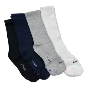 Calcetines deportivos Fozter, calcetines largos de algodón, 3 pares para adultos y niños, estilo atleta clásico, absorbentes del sudor - Product Image 1