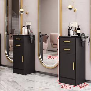 Armoire de rangement professionnelle multifonctionnelle en métal pour salon de coiffure avec tiroirs, portable, vente en gros d'usine - Product Image 5