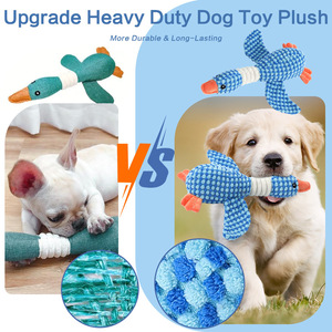 Jouet interactif pour animaux de compagnie de taille moyenne et grande, écologique, durable, avec sons et fonction de nettoyage des dents, pour chiens, intérieur et extérieur - Product Image 2