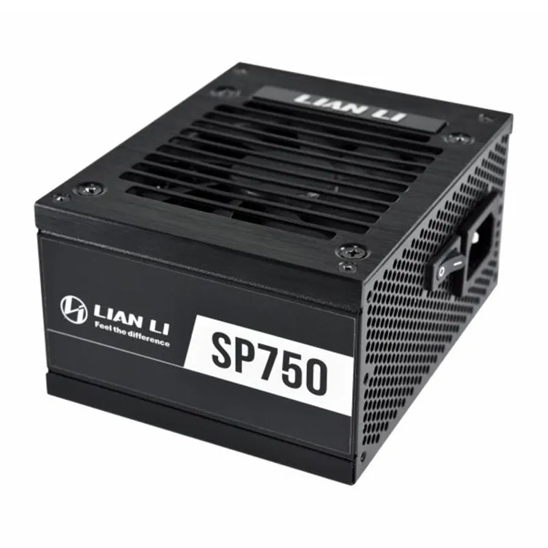 LIAN LI PSU 750w SFX Power Supply For Computer Pc ITX Power Black 80 PLUS GOLD 91% Efficiency Fully Gaming Modular