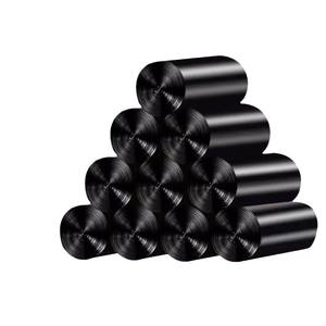 ถุงขยะสีดำขนาดใหญ่ ทนทานต่อการฉีกขาด จากผู้ผลิตขายส่ง แบบปากแบน สำหรับครัวโรงแรม จัดส่งฟรีต่อถุง - Product Image 1