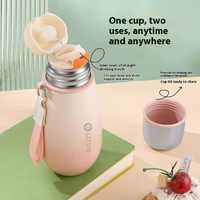 Portable Mini 316 En Acier Inoxydable Isolé Tasse Couvercle Handy Étudiants Séparateur De Thé Chaud Thermique Performance Boissons pour L'utilisation De L'eau