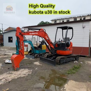 รถขุด Kubota U30 สภาพดี รถขุดขนาดเล็ก 3 ตัน รถขุดตีนตะขาบขนาดกะทัดรัด สำหรับงานก่อสร้างในฟาร์ม มีสินค้าในสต็อก - Product Image 1