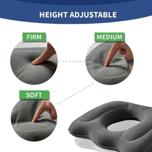 Inflatable Donut <b>Pillow</b> Donut Cushion Portable <b>BBL</b> Life Cushion:Pressure Relief for Hemorrhoid Treatment,Tailbone Pain,Bed Sore - Product Image 2