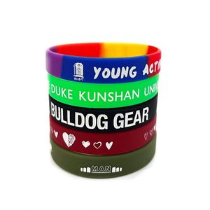 Bracelets en silicone caoutchouc imperméables personnalisés avec logo tendance pour la promotion sportive - Product Image 6