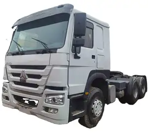 Üreticileri toptan ikinci el Sinotruk Howo traktör kamyon kafa 6x4 420HP dizel traktör kamyon römork
