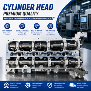 Cabeza de Cilindro de Motor OM651 de Calidad Premium 908723 A6510101120 Compatible con Mercedes-Benz <span class=keywords><strong>Sprinter</strong></span> 213CDI <span class=keywords><strong>313CDI</strong></span> 513CDI W906 - Product Image 1
