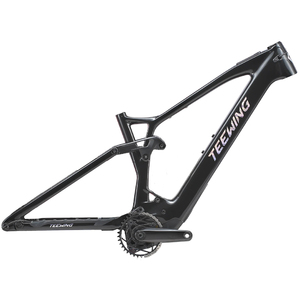 Ensemble de cadre de VTT en fibre de carbone léger, vélo électrique Teewing Turbo Force avec moteur et batterie - Product Image 2
