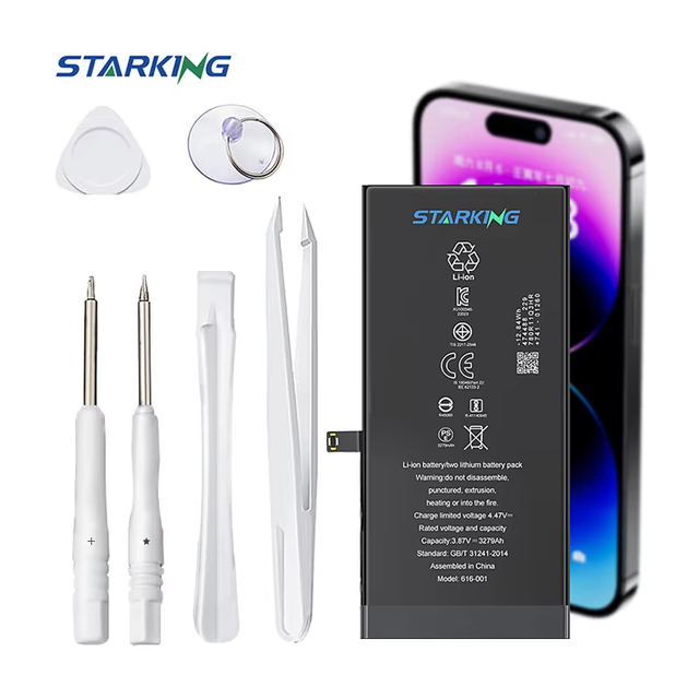 OEM Factory High-Capacity 3A Lithium Ion Mobile Phone Battery Replacement for iPhone 5 6 7 8 SE2 11 12 13 Pro 13 14 15 16 PRO