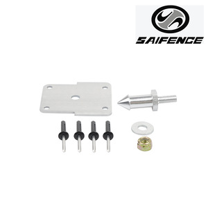 Atv Seat Post Repair Kit 5.5cm Aluminum Bracket With Rivet And Screw For <b>Chair</b> Replacement Fixing - Product Image 5