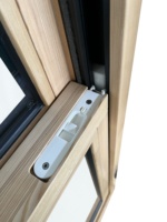 Ventana Corredera de Madera Certificada por NFRC con Doble Acristalamiento Low-E y Mosquitera de Acero Inoxidable para Residencias de Lujo en EE. UU.