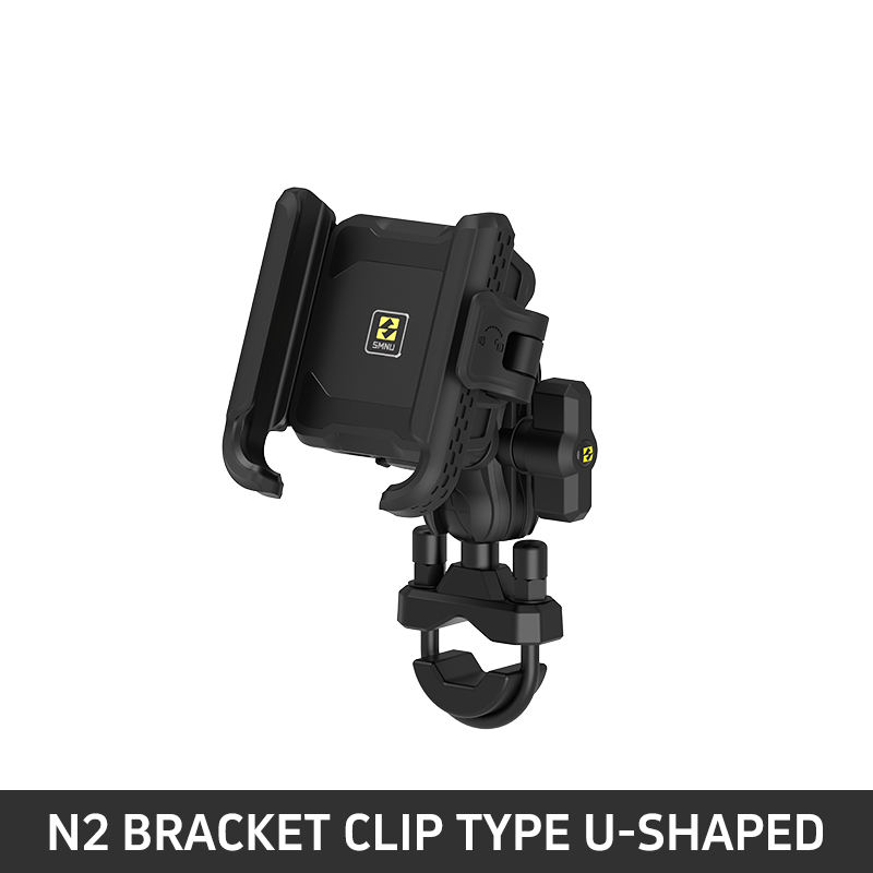 Black N2 BRACKET CLIP TYPE U-SHAPED
