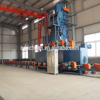 Machine de sablage à convoyeur à rouleaux Jichuan pour poutres en H et poutres en I, nettoyage de surface, matériaux métalliques/enroulés, moteur à longue durée de vie