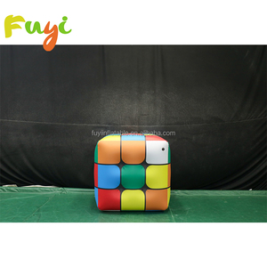 Décoration commerciale de taille personnalisée <span class=keywords><strong>ballon</strong></span> publicitaire géant Rubik's <span class=keywords><strong>Cube</strong></span> gonflable pour événement en plein air - Product Image 4